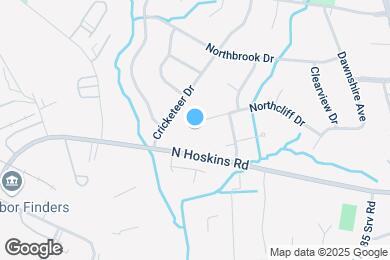 Map image of the property - 1512 Northcliff Dr