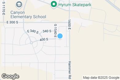 Map image of the property - 411 S 1540 E