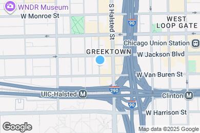 Map image of the property - 840 W Van Buren St