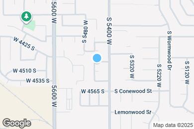Map image of the property - 5463 W 4485 S
