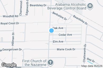 Map image of the property - 3801 Cedar Ave
