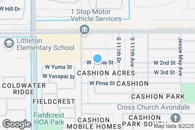 Map image of the property - 1401 S 112th Dr