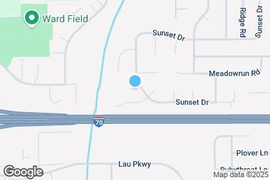 Map image of the property - 1018 Sunset Dr