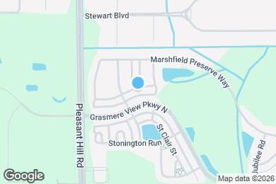 Map image of the property - 3391 Marshfield Preserve Way