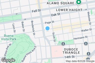 Map image of the property - 863 Haight St