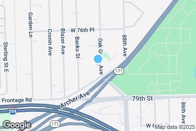 Map image of the property - 7754 Oak Grove Ave