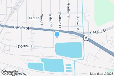 Map image of the property - 119 Orchard St
