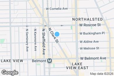 Map image of the property - 3313 N Clark St