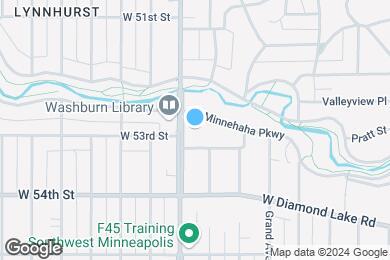 Map image of the property - Creek Terrace Apartments