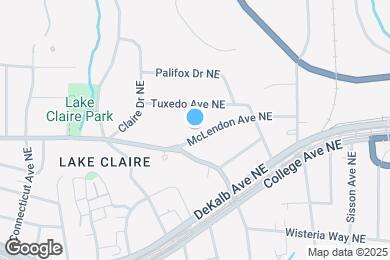 Map image of the property - 2018 McLendon Ave NE