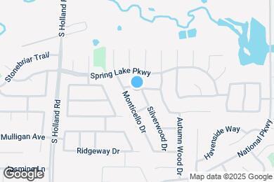 Map image of the property - 100 Silverwood Dr