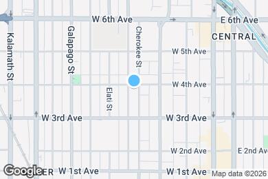 Map image of the property - 308 W 4th Ave