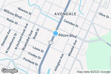 Map image of the property - 1400 Dodson Ave