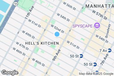 Map image of the property - 418 W 51st St