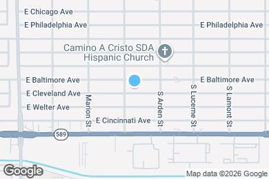 Map image of the property - 4524 E Cleveland Ave
