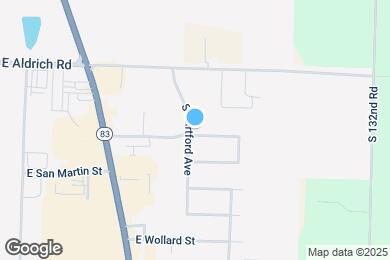 Map image of the property - 1349 E Cambridge St
