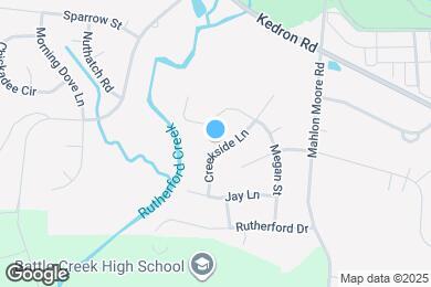 Map image of the property - 419 Creekside Ln