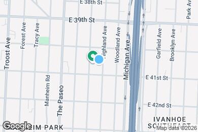 Map image of the property - 4030 Highland Ave