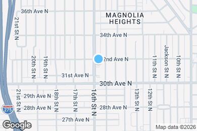 Map image of the property - 3131 16th St N