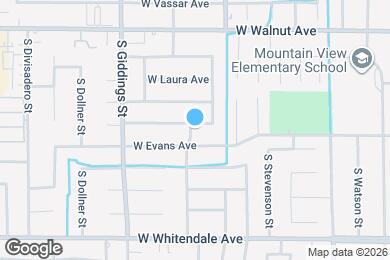 Map image of the property - 2342 S Sowell St