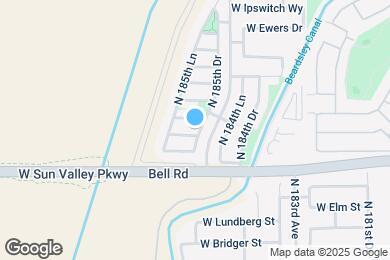 Map image of the property - 18514 W Udall Dr