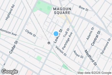 Map image of the property - 302 Lowell St