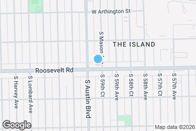 Map image of the property - 1150 S Mason Ave