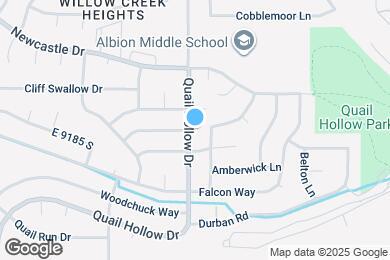 Map image of the property - 9185 S Quail Hollow Dr