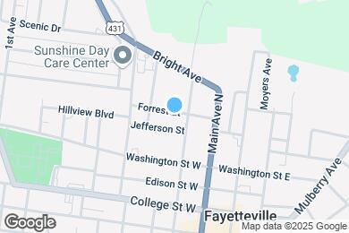 Map image of the property - 206 Forrest St