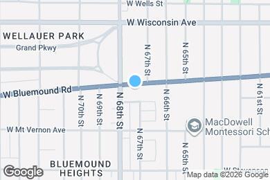 Map image of the property - 6723 W Bluemound Rd