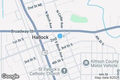 Map image of the property - 208 2nd St S