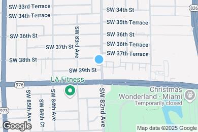 Map image of the property - 8205 SW 39th St