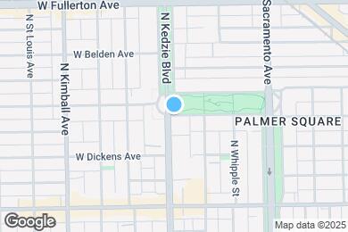 Map image of the property - 2837 W Palmer St