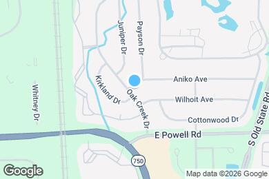 Map image of the property - 8635 Oak Creek Dr