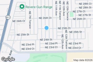 Map image of the property - 2510 NE 9th Terrace