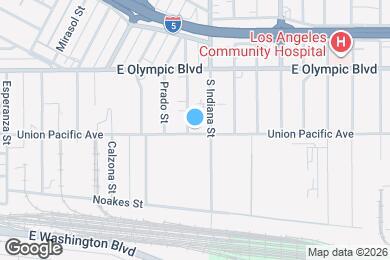 Map image of the property - 3809 Union Pacific Ave
