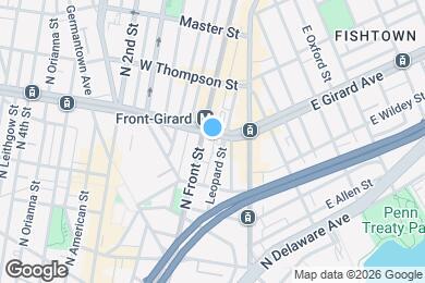 Map image of the property - 1154 N Lee St