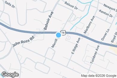Map image of the property - 1508 Merrill St