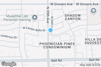 Map image of the property - 17402 N 34th Ln