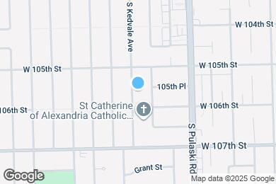 Map image of the property - 10525 Kedvale Ave
