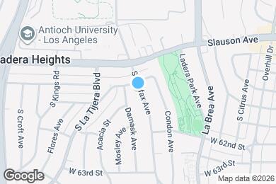 Map image of the property - 5913 S Fairfax Ave