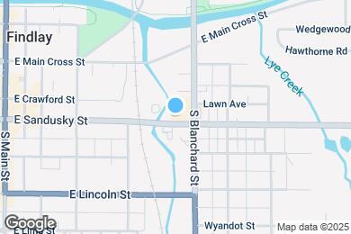 Map image of the property - 448 E Sandusky St