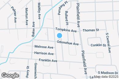Map image of the property - 1824 Pershing Pl