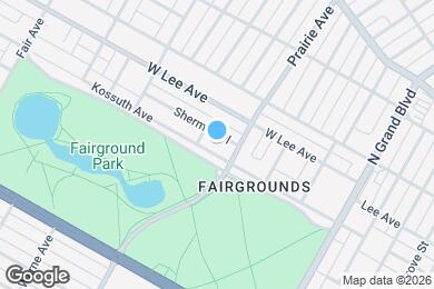 Map image of the property - 3819 Kossuth Ave