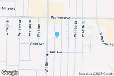 Map image of the property - 4525 W 149th St