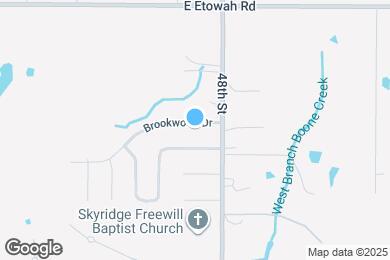 Map image of the property - 4716 Brookwood Dr