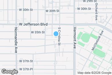 Map image of the property - 1192 W 35th St