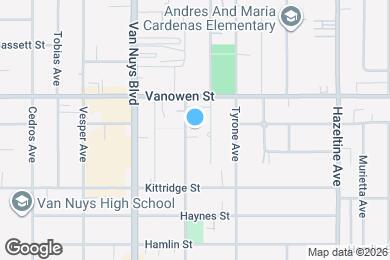 Map image of the property - 6718 Sylmar Ave