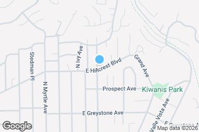 Map image of the property - 410 N Canyon Blvd