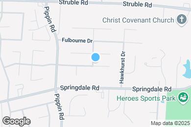 Map image of the property - 2512 Grosvenor Dr